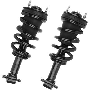 KUSATEC Front Pair Complete Struts Shock Absorber fit for Chevy Silverado 1500/ GMC Sierra 1500 2007 2008 2009 2010 2011 2012 2013, 139105x2 Left/Right Struts with Coil Spring Assemblies