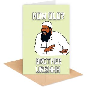 Best Friend Birthday Card, Eco-Friendly, Thick Card Stock with Premium Envelope, Birthday Card for Friend, Funny Birthday Card