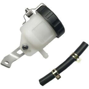 Motorcycle Front Brake Master Cylinder Brake Pump Tank Oil Cup Fluid Bottle Reservoir w/Bracket Aftermarket Part Compatible with GSXR 600 GSXR 750 GSXR 1000 2006 2007 2008 2009 2010 up