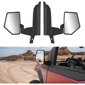 Side Mirrors for Polaris Xpedition XP/ADV, Adjustable Folding Rearview Mirrors w/A-pillar Mounts for Polaris Xpedition XP XP5/ ADV ADV5 Ultimate/NorthStar 2024 Accessories, Replace #2884491