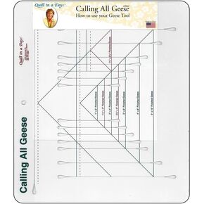 Quilt in a Day QND2042 Ruler Calling All Geese Quiltinadayrulercallngallgeese