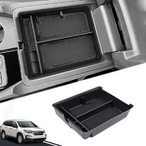 Center Console Organizer for 2023 2024 Hond@ Pilot, Central Control Armrest Storage Box, Insert Secondary Organizer Tray Accessories ABS Material