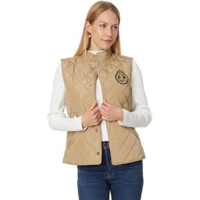 Lauren Ralph Lauren Women's Recycled Quilt Vest W Crest 23"
