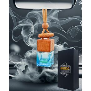 Car Air Freshener 8ml Nature Scents | 45-Days Long-Lasting Fragrance | Automotive Hanging Diffuser Bottles | Remove Auto Odor Fresh Air for Men Home Deodorizer (1pcs, Agarwood)
