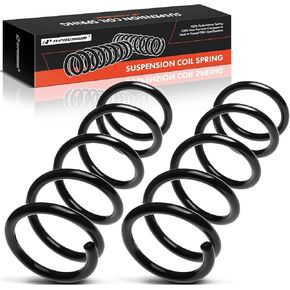 A-Premium 2Pcs Rear Suspension Coil Spring Set Compatible with Nissan Murano 2003 2004 2005 2006 2007, Before 11/2007, Driver and Passenger Side, Replace# 2773733, 30020233