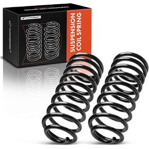 A-Premium 2Pcs Rear Left and Right Suspension Coil Spring Set Compatible with Ford Mustang 1979-1995 & Mercury Capri 1979-1982, Driver and Passenger Side