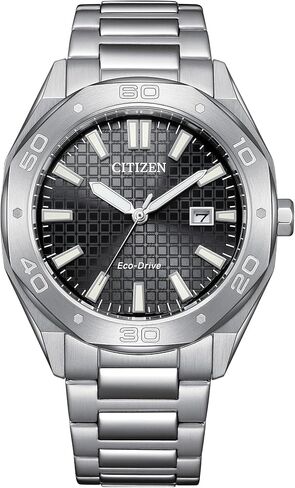 Citizen Men's Eco-Drive Weekender Sport Casual Watch, Stainless Steel Watch, Black Dial, 3 Hand, Date (Model:BM7630-80E) in Saudi Arabia