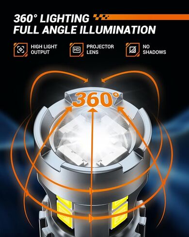 SEALIGHT 921 912 لمبات LED احتياطية للضوء العكسي، W16W 906 904 902 922 لمبات إضاءة LED مع استبدال جهاز العرض للضوء الخلفي 6000k أبيض، حزمة من 2 in Kuwait