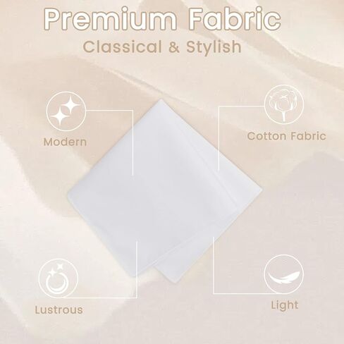 Mens Handkerchiefs with Pocket Square Holder, Cotton Handkerchiefs for Men with Color Border(4 Colors) in Kuwait