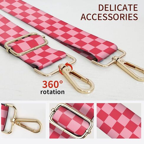 Purse Strap Replacement Crossbody, 3.8cm Wide Shoulder Strap Adjustable Replacement Belt Gold Buckle, Handbag Crossbody Bag Strap Luxury Peony Flowers in Kuwait