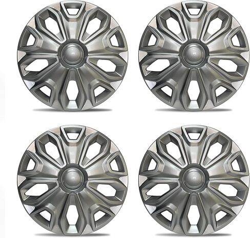 Mayde 16 بوصة Hubcaps تناسب 2015-2023 Ford Transit، أغطية العجلات البديلة (مجموعة من 4، فضي) in Kuwait