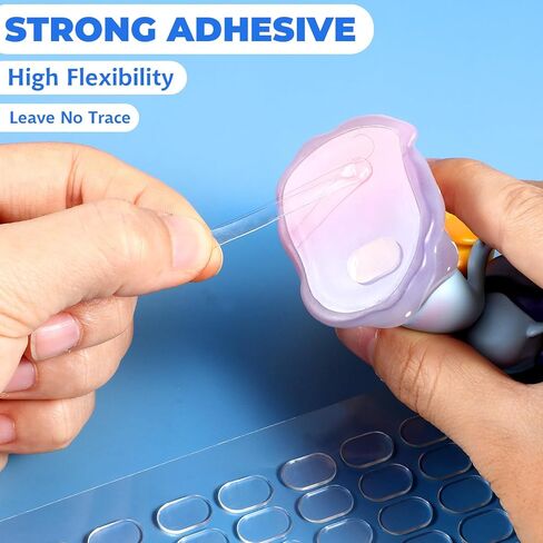 704Pcs Clear Sticky Tack Putty, Double Sided Glue Sticky Dots Removable Museum Putty Adhesive Putty for Wall Hanging, Action Figures Adhesive Mounting Dots for Crafts Poster Balloons Festival Party in Saudi Arabia