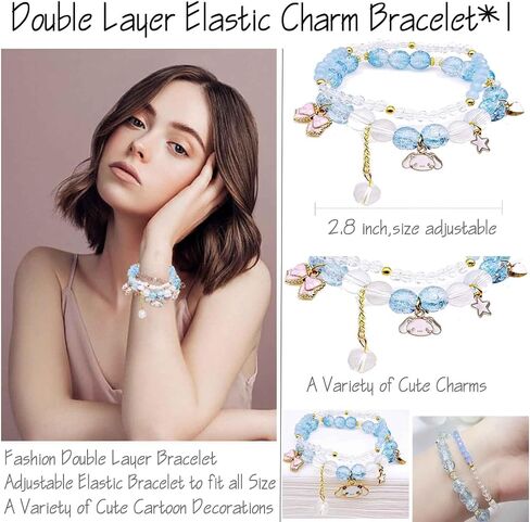مجموعة هدايا Cinnamoroll Merchandise Stuff للفتيات، ملحقات كلب سينامو لطيفة بما في ذلك حقيبة ظهر برباط، سلسلة مفاتيح، ملصقات، دبابيس أزرار، حقيبة محفظة، قلادة، سوار ساحر in Saudi Arabia