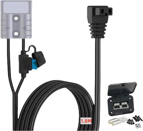 CNImpetus1.8m Power Cable Cord Lead with SB50 50A Plug for Refrigerator 12V Fridge Freezers RV Refrigerator Portable Refrigerator/Freezer Compressor Electric Cooler in Saudi Arabia