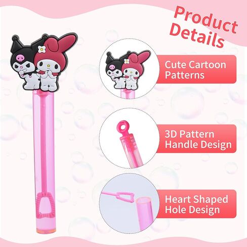 24Pcs Kawaii Bubble Wand Melody Bubble Wand Kitty Stuff for Kawaii Theme Birthday Party Supplies Melody Kitty Bubble Theme Party in Kuwait