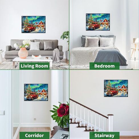 Christmas Puzzles 1000 Pieces, Aurora Christmas Eve Christmas Puzzle, Aurora Scene Christmas Puzzles, Christmas Puzzles for Adults 1000 Piece Puzzle for Adults Christmas, Christmas Jigsaw Puzzles in Saudi Arabia