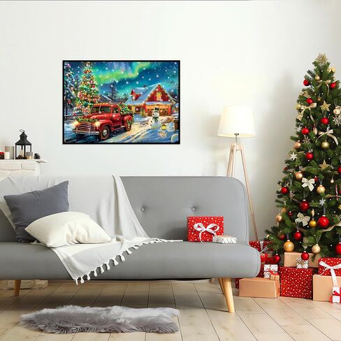 Christmas Puzzles 1000 Pieces, Aurora Christmas Eve Christmas Puzzle, Aurora Scene Christmas Puzzles, Christmas Puzzles for Adults 1000 Piece Puzzle for Adults Christmas, Christmas Jigsaw Puzzles in Saudi Arabia