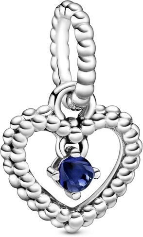 Pandora September Birthstone Dangle Charm & Bracelet Set - Sterling Silver Bracelet with Heart Clasp & Birthstone Dangle Charm - Birthday Gift for Women - Jewelry Set With Gift Box in Saudi Arabia