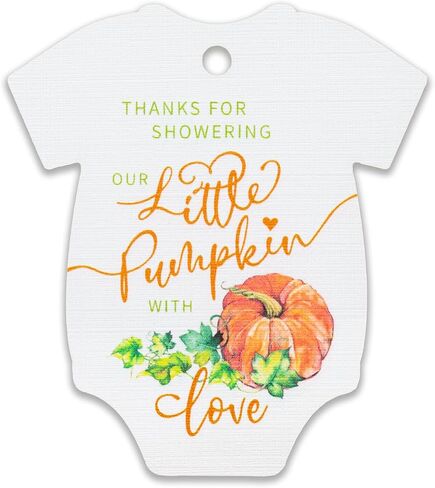 50 قطعة من Summer-Ray شكرًا على الاستحمام بقرعتنا الصغيرة مع Love Baby Shower شكرًا لك على بطاقات الهدايا (بني كرافت) in Saudi Arabia