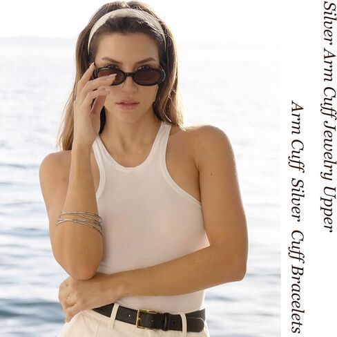 Gold Arm Cuff Arm Cuff Jewelry for Women Silver Arm Cuff Gold Cuff Bracelets Arm Cuff Bangle for Teen Girls in Kuwait