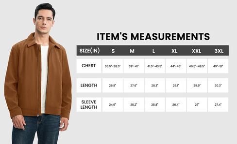 سترة Rdruko الرجالية القصيرة سترة واقية من الرياح خفيفة الوزن كاجوال أنيقة بسحاب كامل مع جيوب بسحاب in Saudi Arabia