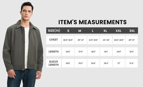 سترة Rdruko الرجالية القصيرة سترة واقية من الرياح خفيفة الوزن كاجوال أنيقة بسحاب كامل مع جيوب بسحاب in Kuwait