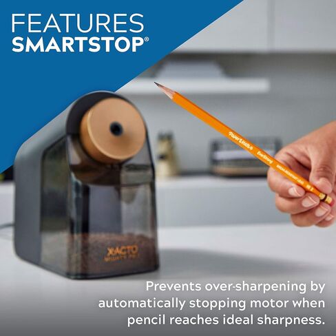 X-ACTO® Mighty Pro™ Electric Pencil Sharpener, Black in Kuwait