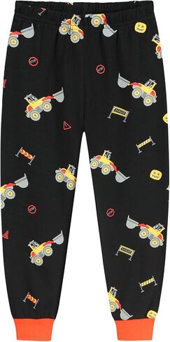 Toddler Boys Halloween Pumpkin Pajamas 100% Cotton Pjs for Boy Jammies Little Kids Sleepwear Clothes Sets Size 2-7T in Saudi Arabia