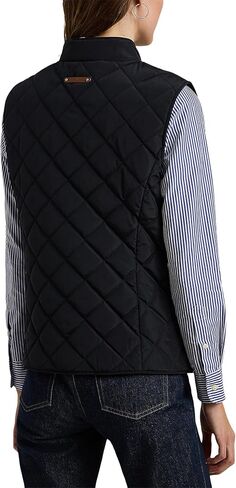 Lauren Ralph Lauren Women's Recycled Quilt Vest W Crest 23" in Saudi Arabia