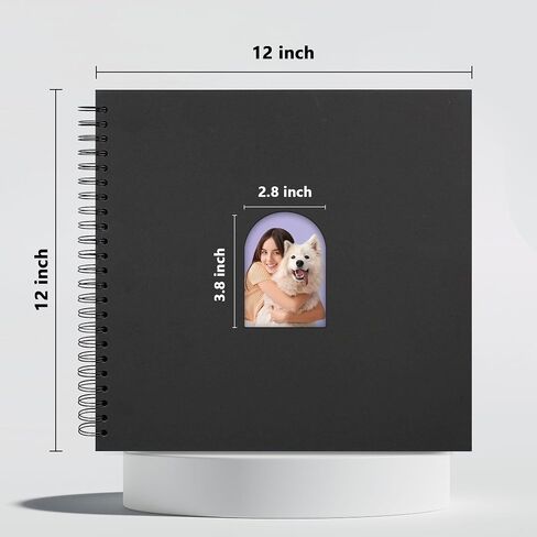 Scrapbook 10x10 Inch DIY Photo Album 20 Sheets Memory Book Khaki in Saudi Arabia