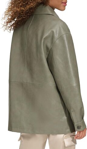 Levi's Women's Relaxed Fit Faux Leather Blazer in Saudi Arabia