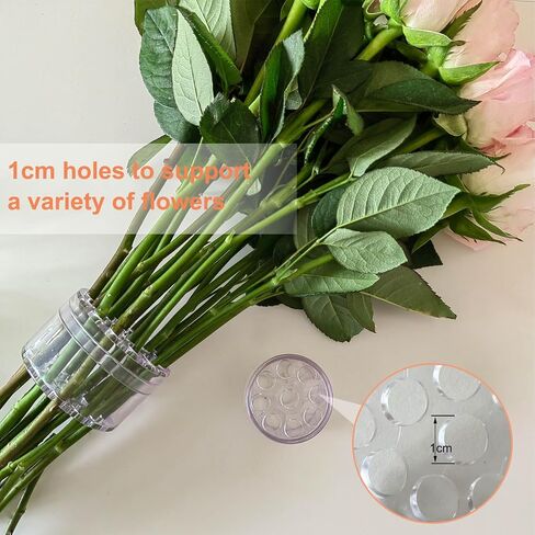 2 Packs Spiral Ikebana Stem Holder Set, Flower Arrangement Holder, Spiral Stem Holder for Flowers, DIY Wedding Bouquet Twister for Gifts, Women, Florist in Saudi Arabia