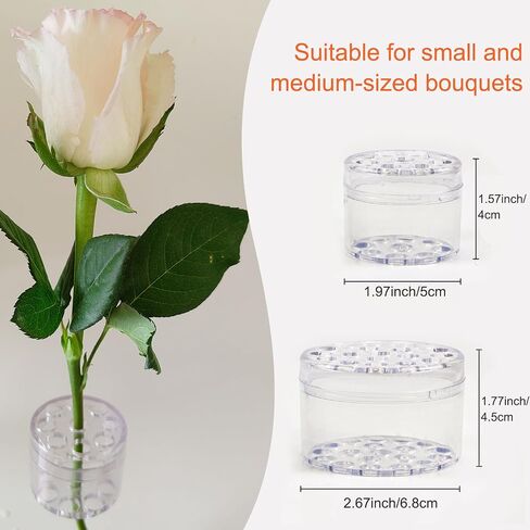 2 Packs Spiral Ikebana Stem Holder Set, Flower Arrangement Holder, Spiral Stem Holder for Flowers, DIY Wedding Bouquet Twister for Gifts, Women, Florist in Saudi Arabia