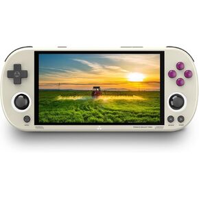Trimui Smart Pro Retro Game Console 4.96-Inches 720x1280 IPS Screen Built-in 64G TF Card Video Gaming Consoles 5000mAh Lithium Battery Supports Multiple Simulators Casual Game Console(Black)
