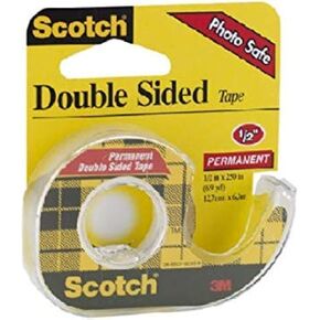 Scotch 378988 Double Sided Tape with Dispenser 1/2-Inch x 6.94 yds. Clear (136) in Kuwait