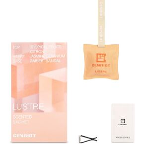 Car Air Freshener(Sylvan)-Long Lasting Scented Sachet, Luxury Car Fragrance Diffuser, Magnetic Vent Clip and Hanging Ribbon, Clean and Natural with Essential Oil, For Home Drawer and Closet