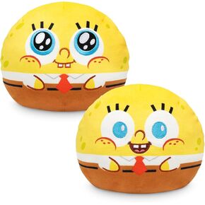 TeeTurtle Spongebob Squarepants Reversible 6" Plushie - Spongebob Squarepants - Cute Kawaii Soft Stuffed Animal