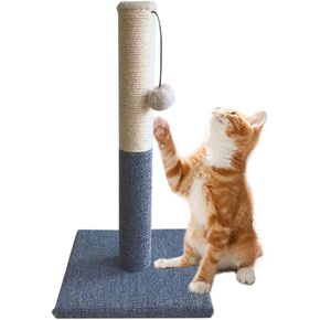 Barelove 4 Pack Cat Scratching Post Replacement, 15.7“ 7.9" Natural Sisal Rope Scratcher Posts Refill for Indoor Kittens Tower, Hemp Rope Scratch Pole Part Cats Furniture Accessories with M8 Screws