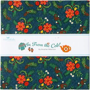 Heather Peterson in from The Cold 10"" Stacker 42 10-inch Squares Layer Cake Riley Blake 10-14860-42, Assorted