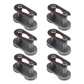 5 Set Master Link Chain, 415 Carbon Steel Master Link Polished Motorized Bike Parts for 2 Stroke Motorcycle Motorized Bike