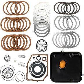 1 Set Transmission Master Rebuild Kit fits for Chrysler 300 V6 2.7L 3.5L 2004-2010, for Dodge Challenger Charger Dakota Durango Ram 1500, for Cherokee Liberty 2003-2013 Replace 42RLE