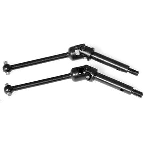Front Rear Universal Drive Shaft Set Aluminum for Losi 1/18 Mini LMT 4X4 Brushed Monster Truck，Replacement for Losi - LOS212049 Upgrade Part CVD Axles for Losi - LOS01026 1/18 Mini LMT Monster (Black)