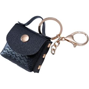 Cute Handbag Keychain For Women PU Leather Elegant Design Car Pendant Keyring Ornament Bag Purse Charm Accessories