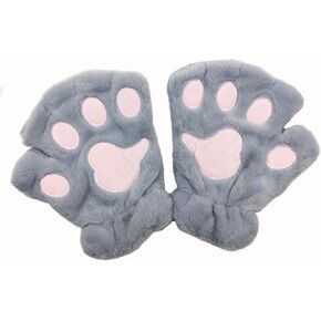 Cat Gloves Bear Paw Gloves For Winter Furry Hand Gloves Cosplay