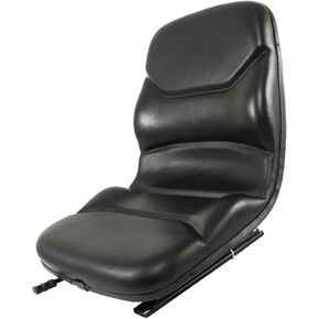 Black Seat Replacement for Case Backhoe Loader 580C 580D 580E 580L 580M Skid Steer Loader
