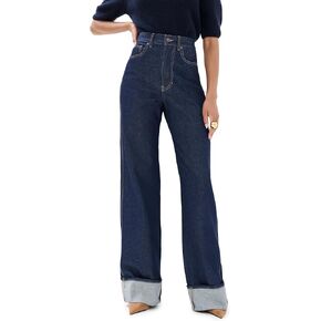 Veronica Beard Jean Women's Taylor High Rise Wide Leg Jeans