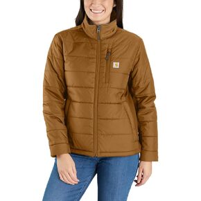 سترة Carhartt للسيدات من Rain Defender معزولة وخفيفة الوزن وملائمة بشكل مريح