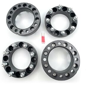 فواصل عجلات 8x6.5 مقاس 2 بوصة مع مسامير 9/16-18 متوافقة مع 94-10 دودج رام 2500 3500، عبوة من 4 قطع in Kuwait