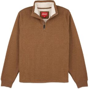 Coleman Quarter Zip Sherpa Lined Long Sleeve Pullover Sweater for Men