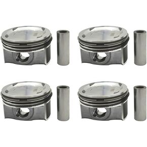 Engine Piston & Pin & Snap Ring, New Pistons & Ring Kits Compatible with CHEVY CRUZE SONIC TRAX Buick ENCORE 1.4L 2011-2021, Replace 25198520